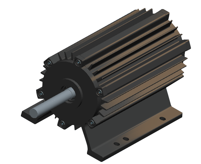 BL130 130mm Diameter industrial heavy duty blower motors 230VAC 2kW motor